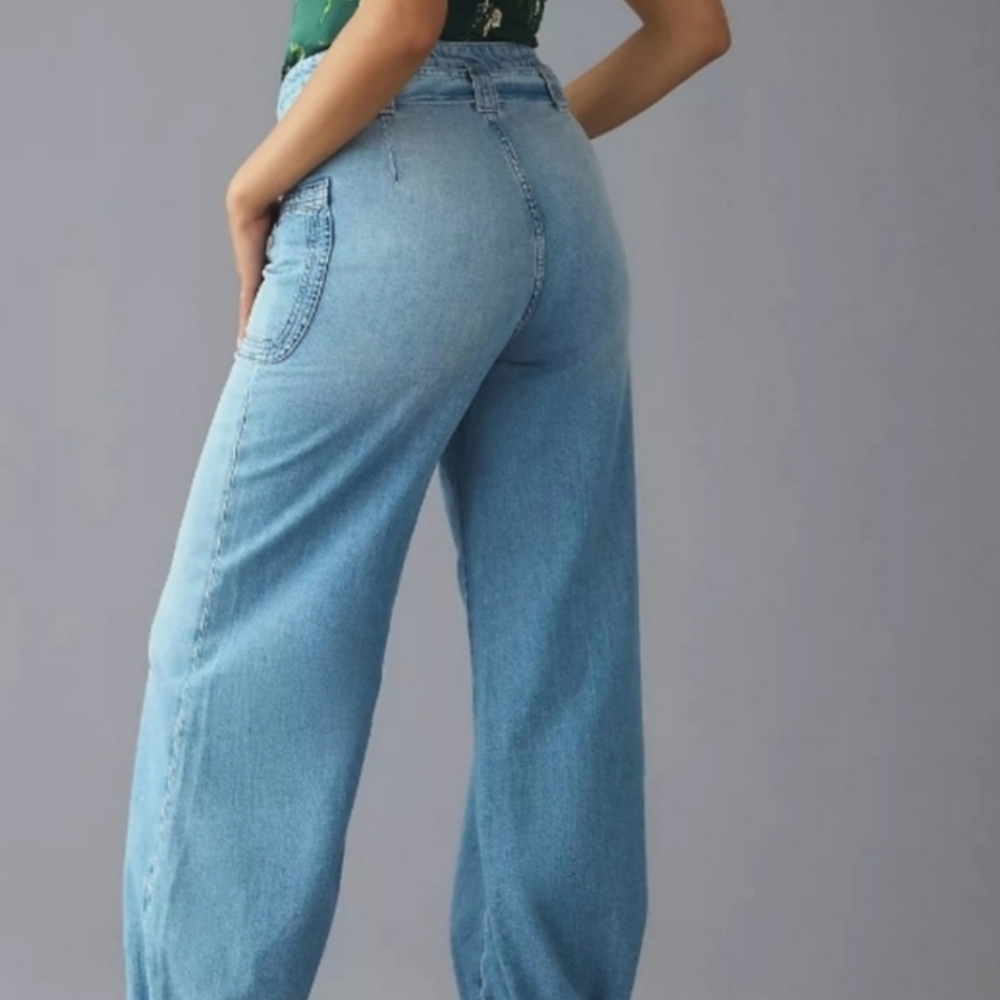 PILCRO UTILITY Parachute Jeans Size 33 - Picture 2 of 14